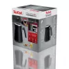 Electric kettle Tefal KI6668E0 — 1.7 L, 2400 W, stainless steel housing, black