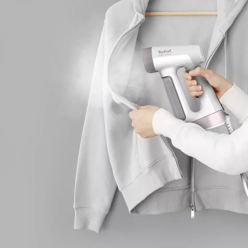Tefal Pure Force DT8765E0 garment steamer Handheld garment steamer 0.18 L 1800 W Black, Cinnamon colour