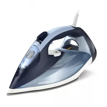 Steam iron Philips DST7020/20 — 2800 W, SteamGlide Plus soleplate, 50 g/min continuous, 250 g/min boost, 0.3 L tank, blue