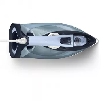 Steam iron Philips DST7020/20 — 2800 W, SteamGlide Plus soleplate, 50 g/min continuous, 250 g/min boost, 0.3 L tank, blue