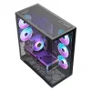 Full-tower PC case MODECOM Volcano SPACE XL ARGB — Full Tower, E-ATX support, tempered glass, ARGB, up to 440 mm GPU
