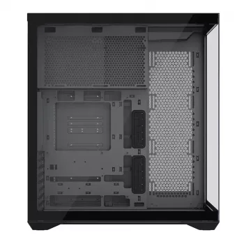 Full-Tower PC Case MODECOM Volcano SPACE XL NF — Black, tempered glass, ARGB, supports micro-ATX, up to 44 cm GPU, 3×3.5 inch/4×2.5 inch bays, USB-A 2×, USB-C 1×
