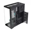 Full-Tower PC Case MODECOM Volcano SPACE XL NF — Black, tempered glass, ARGB, supports micro-ATX, up to 44 cm GPU, 3×3.5 inch/4×2.5 inch bays, USB-A 2×, USB-C 1×