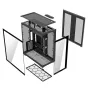 Full-Tower PC Case MODECOM Volcano SPACE XL NF — Black, tempered glass, ARGB, supports micro-ATX, up to 44 cm GPU, 3×3.5 inch/4×2.5 inch bays, USB-A 2×, USB-C 1×