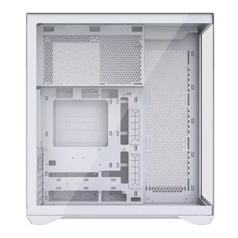 Full-tower PC case MODECOM Volcano SPACE XL FULL TOWER NF White — ARGB, tempered glass, 8 expansion slots, up to 440 mm GPU