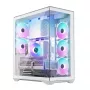 Full-tower PC case MODECOM Volcano SPACE XL FULL TOWER NF White — ARGB, tempered glass, 8 expansion slots, up to 440 mm GPU