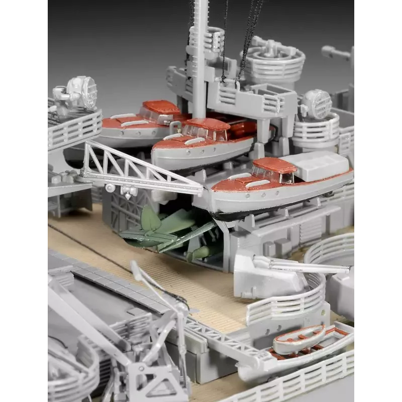 Naval ship model Revell Bismarck Assembly kit 1:350