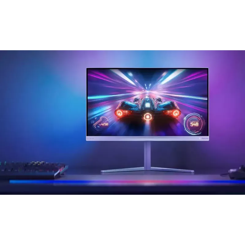 Philips Evnia 6000 27M2N6501L/00 computer monitor 67.3 cm (26.5 inch) 2560 x 1440 pixels Quad HD QD-OLED White