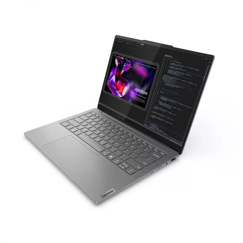 Lenovo Yoga Slim 7 14IMH9 Intel Core Ultra 5 125H Laptop 35.6 cm (14 inch) WUXGA 16 GB LPDDR5x-SDRAM 512 GB SSD Wi-Fi 6E (802.11ax) Windows 11 Home German Grey