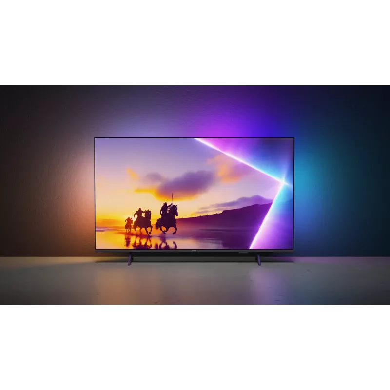 TV Philips 43PUS8450/12 43 inch QLED 4K Ultra HD, 3840×2160, Titan OS, Wi‑Fi, Ethernet, Black