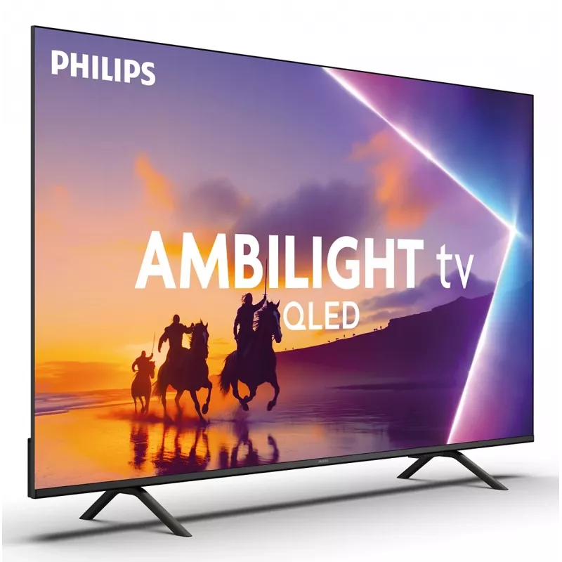 TV Philips 43PUS8450/12 43 inch QLED 4K Ultra HD, 3840×2160, Titan OS, Wi‑Fi, Ethernet, Black