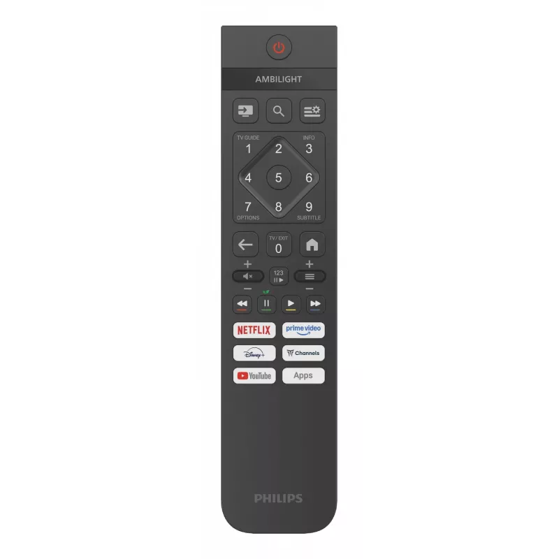 TV Philips 43PUS8450/12 43 inch QLED 4K Ultra HD, 3840×2160, Titan OS, Wi‑Fi, Ethernet, Black
