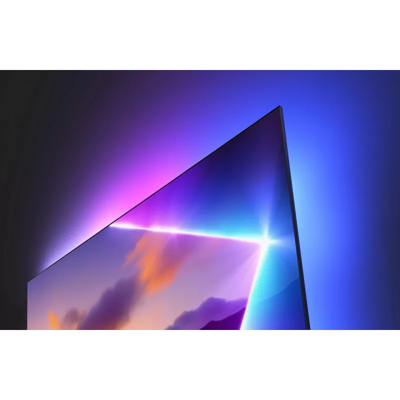 TV Philips 43PUS8450/12 43 inch QLED 4K Ultra HD, 3840×2160, Titan OS, Wi‑Fi, Ethernet, Black