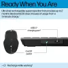 HP 720 Multi-Device Rechargeable Wireless Keyboard and Mouse Combo