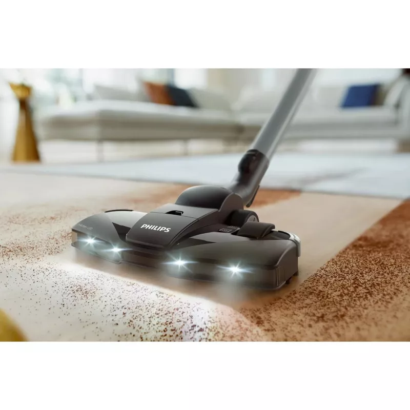 Cylinder vacuum Philips XD6142/12 — 900 W, 4 L dust bag, HEPA filter, black
