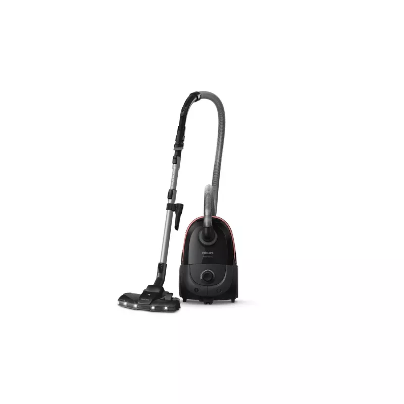 Cylinder vacuum Philips XD6142/12 — 900 W, 4 L dust bag, HEPA filter, black