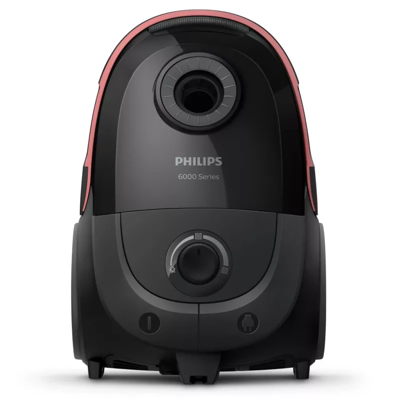 Cylinder vacuum Philips XD6142/12 — 900 W, 4 L dust bag, HEPA filter, black