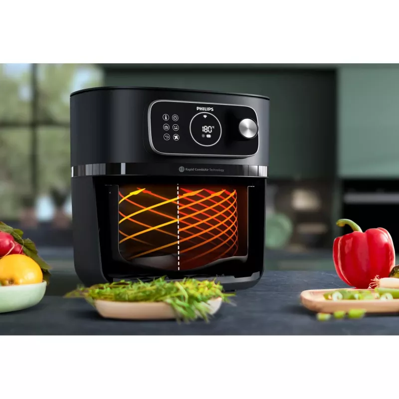 Philips HD9876/90 Airfryer 7000 series, 8.3 L, 2200 W, black