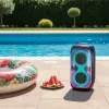 Speaker system BLAUPUNKT PB60X — 120W RMS, Bluetooth A2DP, FM, LED display, 7000mAh battery, 18h, AUX, remote, 568×322×321 mm