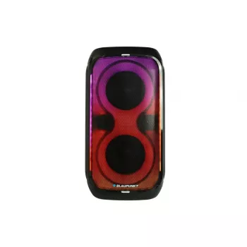 Speaker system BLAUPUNKT PB60X — 120W RMS, Bluetooth A2DP, FM, LED display, 7000mAh battery, 18h, AUX, remote, 568×322×321 mm