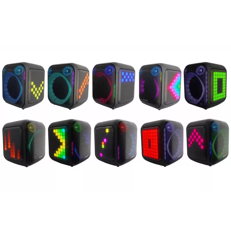 Indoor/outdoor speaker system BLAUPUNKT PB6LED — 40 W RMS, Bluetooth, FM, MicroSD, LED display, 4500 mAh battery