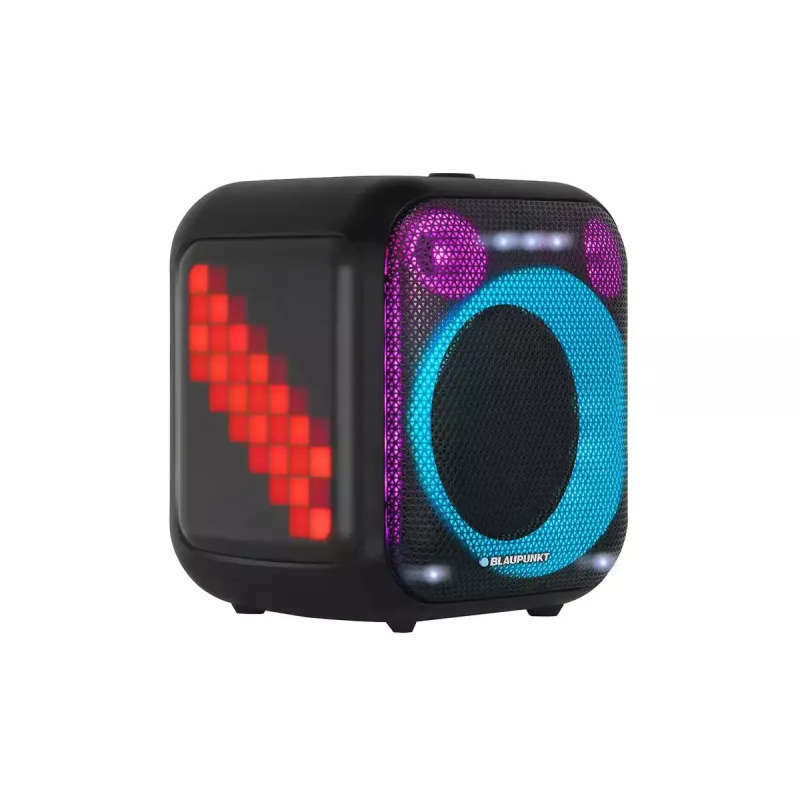 Indoor/outdoor speaker system BLAUPUNKT PB6LED — 40 W RMS, Bluetooth, FM, MicroSD, LED display, 4500 mAh battery