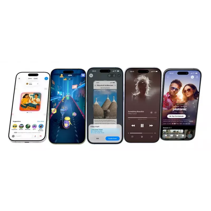 Smartphone Apple iPhone 17 6.3 inch OLED 256 GB Blue, A19 6‑core, Dual SIM, IP68