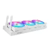 All-in-one liquid cooler ASUS MAX Gaming LC 360 ARGB LCD White Edition, 120 mm fans, supports AM4/AM5/LGA1700