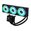 All-in-one liquid cooler ASUS MAX GAMING LC 360 ARGB LCD — 360mm radiator, 120mm fans, supports AM4/AM5/LGA1700, Black