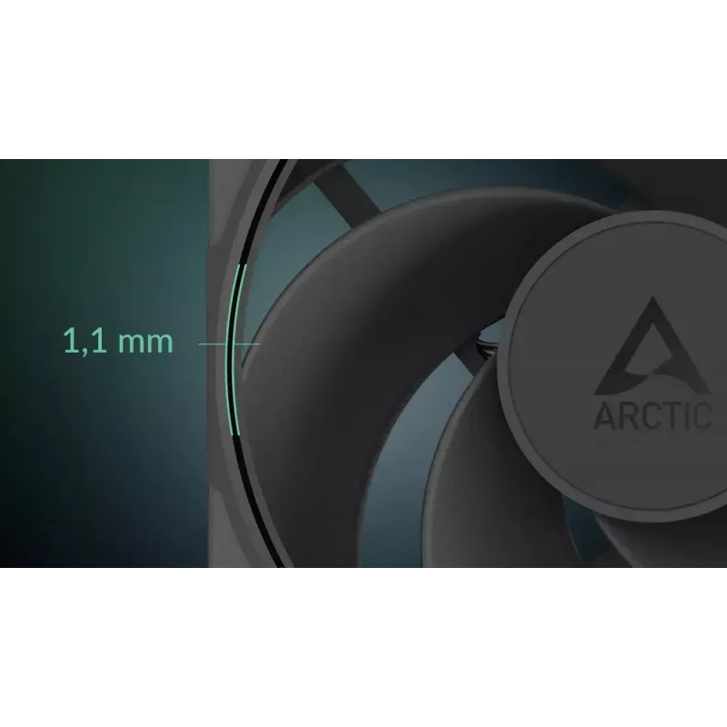120 mm PWM A-RGB Fan Arctic Freezer P12 Pro Reverse — 124 m³/h, Fluid Dynamic Bearing, Black