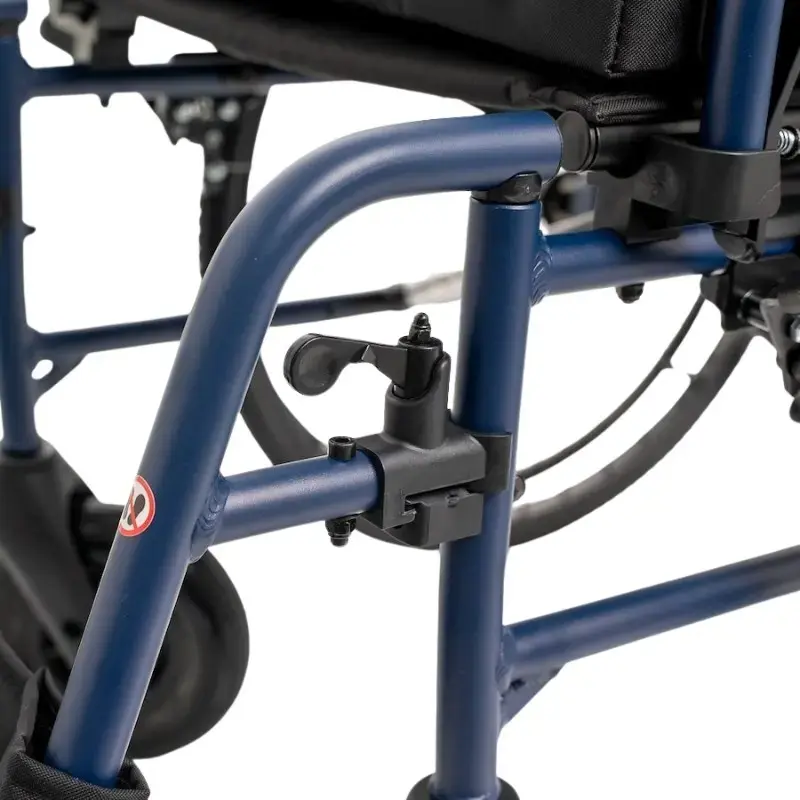 Wheelchair MDH NAVY1 lightweight aluminium, seat 43×42 cm, max load 120 kg, foldable, 14.4 kg
