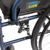 Wheelchair MDH NAVY1 lightweight aluminium, seat 43×42 cm, max load 120 kg, foldable, 14.4 kg