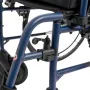 Lightweight alloy wheelchair MDH NAVY1 — aluminium frame, seat 46×42 cm, max user weight 120 kg, foldable, 14.7 kg