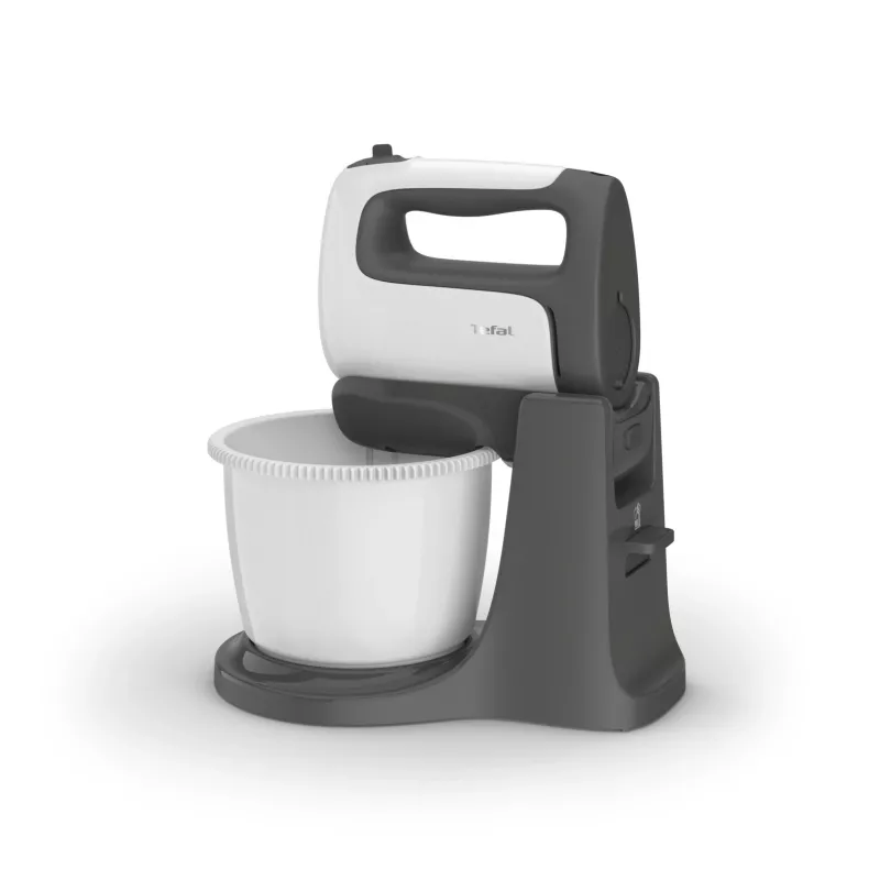 Tefal PrepMix+ HT464138 hand mixer with stand bowl 500 W grey/white