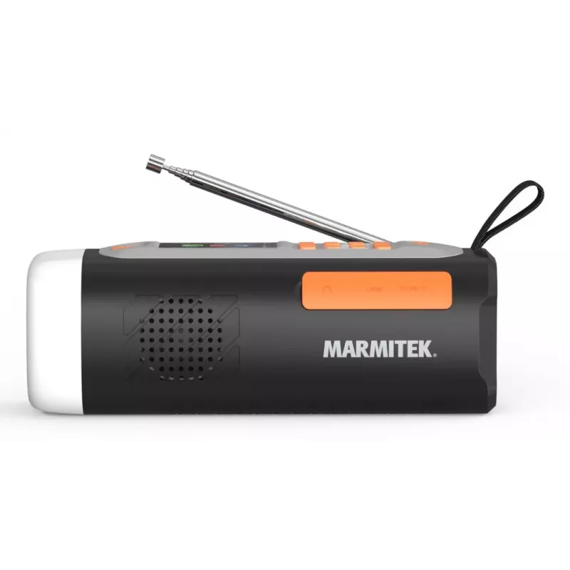 Marmitek RESQ 200 – Wind-up radio, Portable, Analog & digital, DAB, DAB+, FM, 87.5 - 108 MHz, 170 - 240 MHz, 3 W
