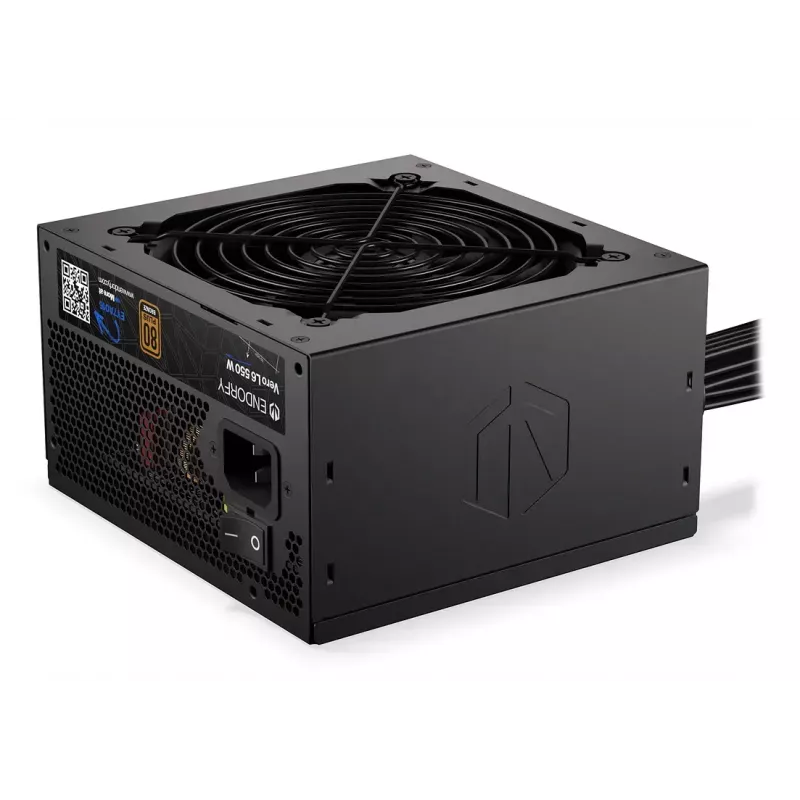Power supply unit ENDORFY Vero L6 550 W ATX 24-pin 80 PLUS Bronze, 120 mm fan, black