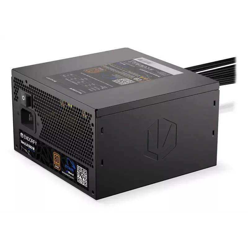 Power supply unit ENDORFY Vero L6 550 W ATX 24-pin 80 PLUS Bronze, 120 mm fan, black