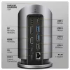 AXAGON HMC-WL9 USB-C 9‑in‑1 Docking Hub with 10 Gbps, 100W PD, 8K HDMI, Ethernet, Wireless Charging