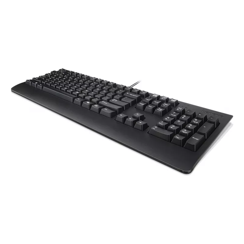 Wired Full-size Keyboard Lenovo Preferred Pro II USB US English Black, 104 keys, plunger switches, 2 m cable