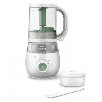 Philips AVENT Premium SCF885 4-in-1 Steamer Blender, 0.24 L, 1 L, Green, White, China, 70 m, 0.7 m