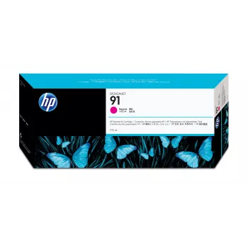 HP 91 775-ml Magenta DesignJet Pigment Ink Cartridge, HP DesignJet Z6100 Printer series, Thermal inkjet, Magenta, 324 mm, 120 mm, 64 mm