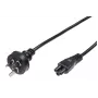 Microconnect PE010818AUSTRALIA power cable Black 1.8 m Power plug type I C5 coupler