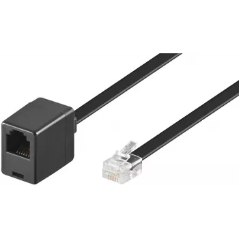 Microconnect MPK103FB telephone cable 3 m Black