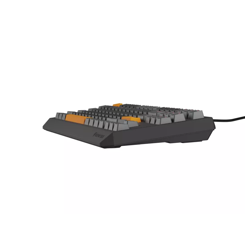 GENESIS Thor 230 TKL keyboard Gaming USB + RF Wireless + Bluetooth QWERTY Black, Grey, Orange