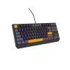 GENESIS Thor 230 TKL keyboard Gaming USB + RF Wireless + Bluetooth QWERTY Black, Grey, Orange