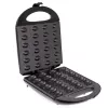 Waffle iron Mesko MS 3041 — 1600 W, black, makes 24 elliptical waffles (220–240 V)
