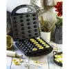 Waffle iron Mesko MS 3041 — 1600 W, black, makes 24 elliptical waffles (220–240 V)