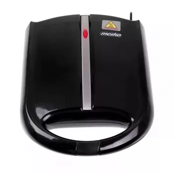 Waffle iron Mesko MS 3041 — 1600 W, black, makes 24 elliptical waffles (220–240 V)
