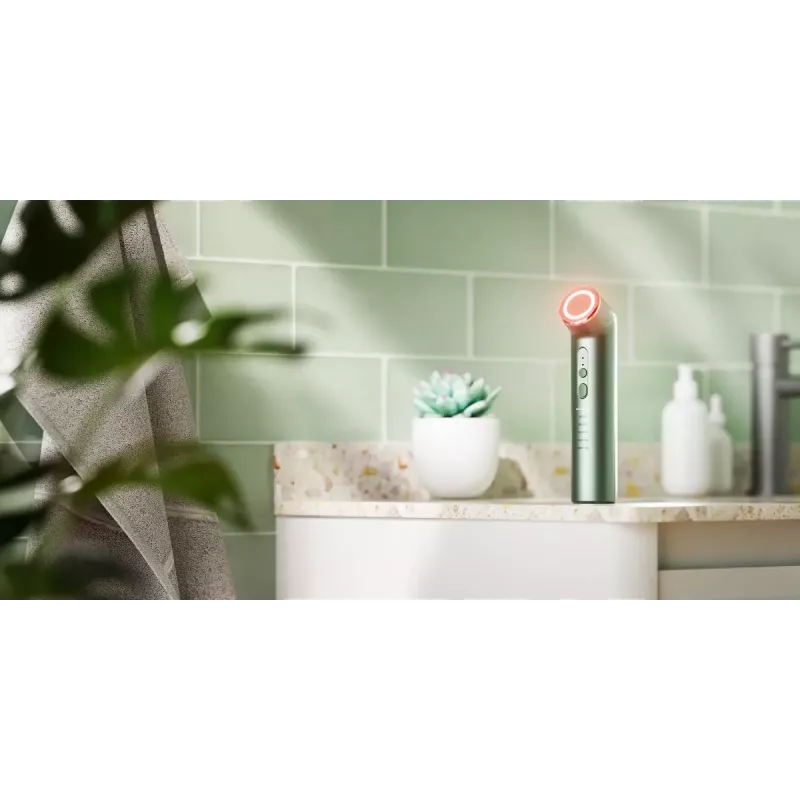 Nanoleaf 6-in-1 LED light therapy wand, green