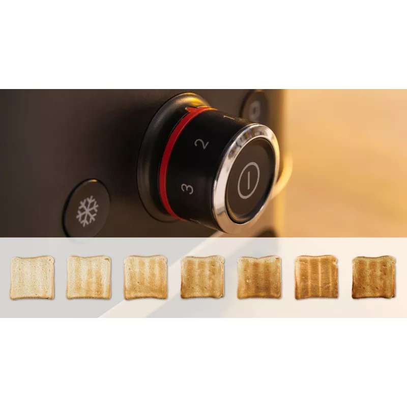 Bosch TAT4M223 toaster 4 2 slice(s) 950 W Black, Stainless steel